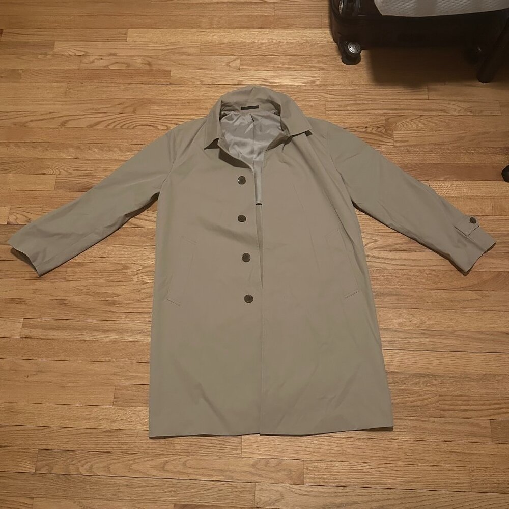 Uniqlo Beige Single-Breasted Raincoat/Overcoat (from Japan)
